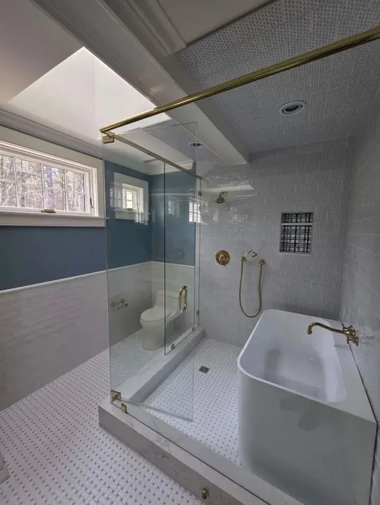 Bathroom renovation by Opportunity Painting, Holliston MA